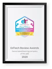 EdTech Review Awards - Game Based Learning Company of the Year - PlayAblo LMS, 2020