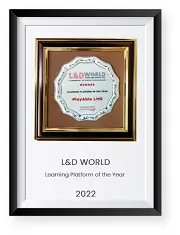 L&D World - Learning Platform of the Year - PlayAblo LMS, 2022